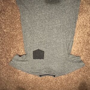 Hurley Gray Short Sleeve Tee with Pocket